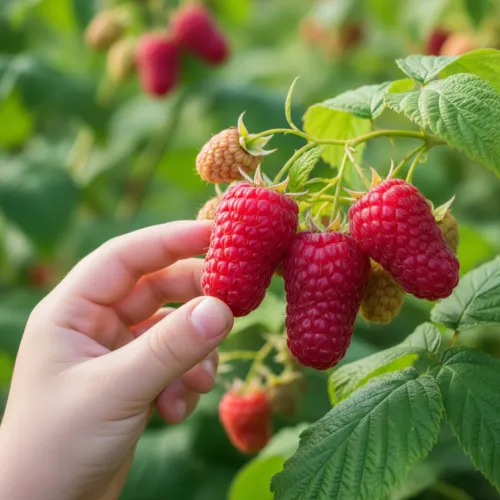 Vasarinė avietė 'Przehyba' (Rubus idaeus)
